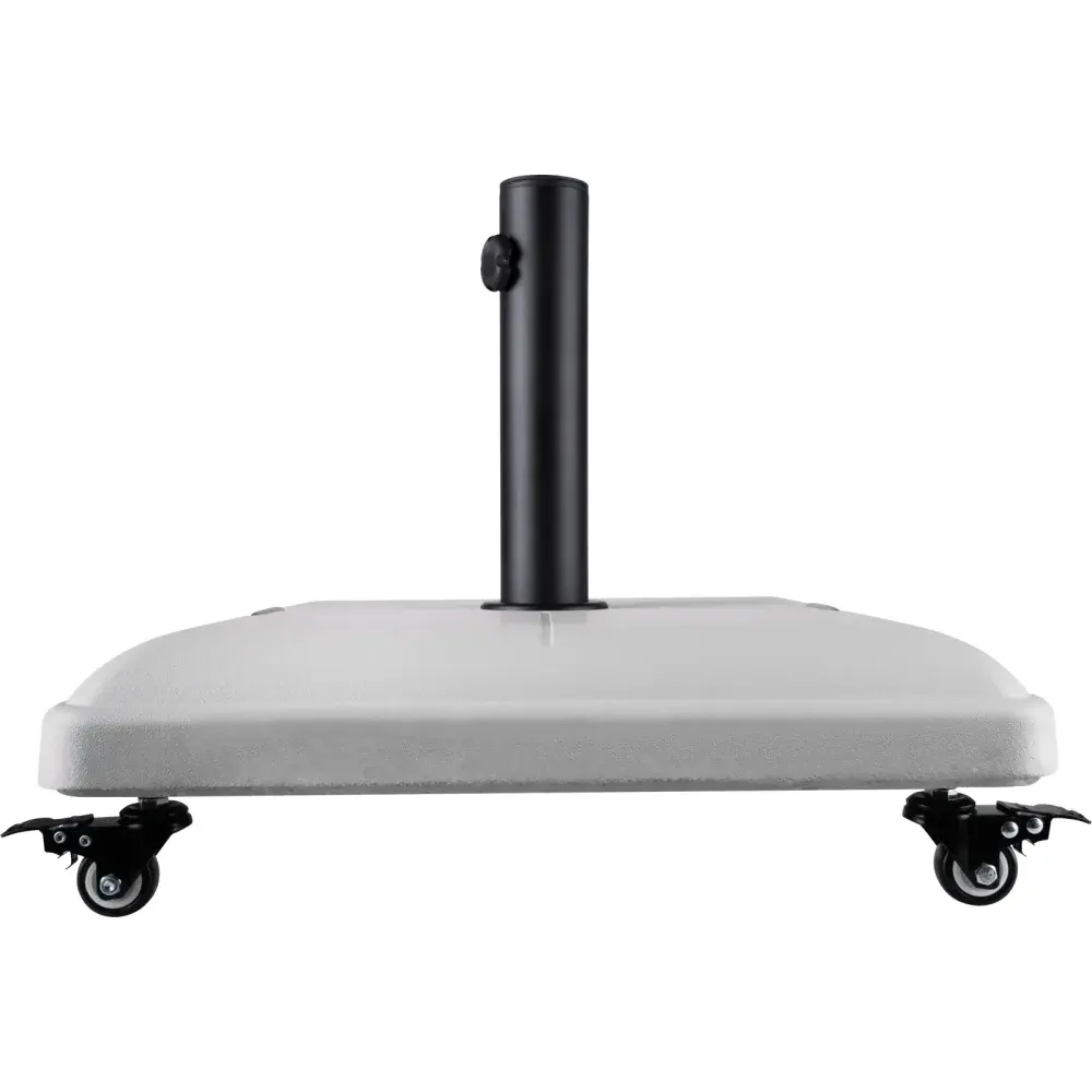 Base de concreto modelo quadrada e branca com 50CM Kala — fotografia 5