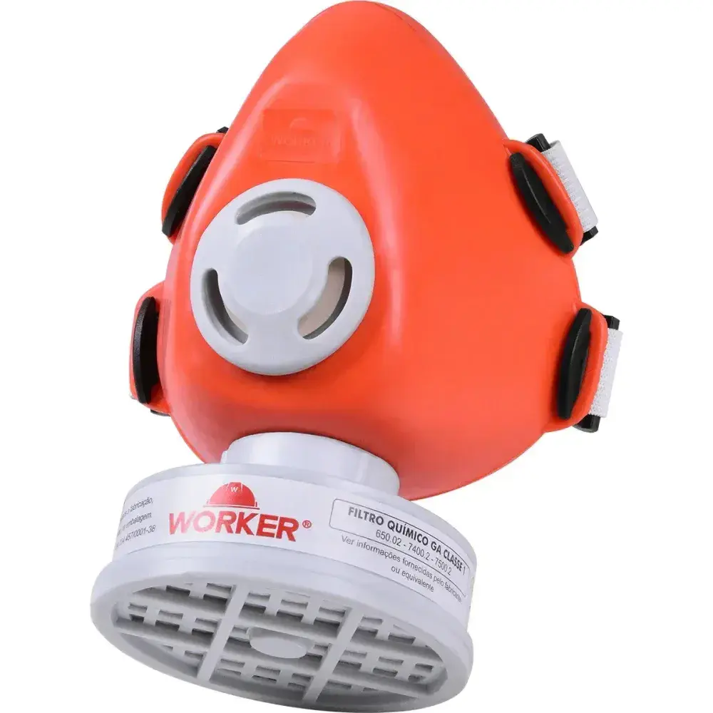 Máscara respiratória 1/4 com filtro Worker — fotografia 5