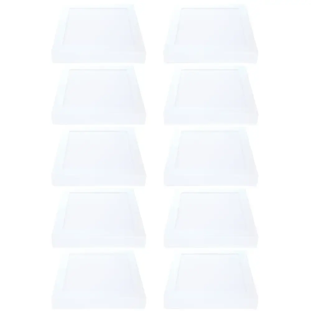 Kit 10 unidades plafon POP sobrepor quadrado 18W 6500K Avant