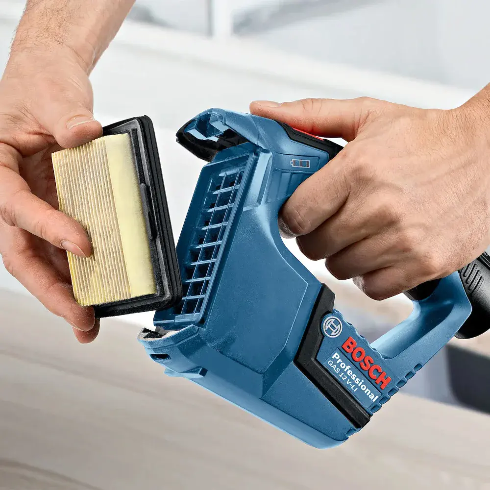 Aspirador de pó gas 12V-LI sem fio 12V Bosch — fotografia 6