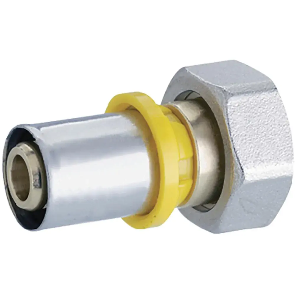 Conector gás trans Amanco fêmea movel DN20X1/2 — fotografia de referência