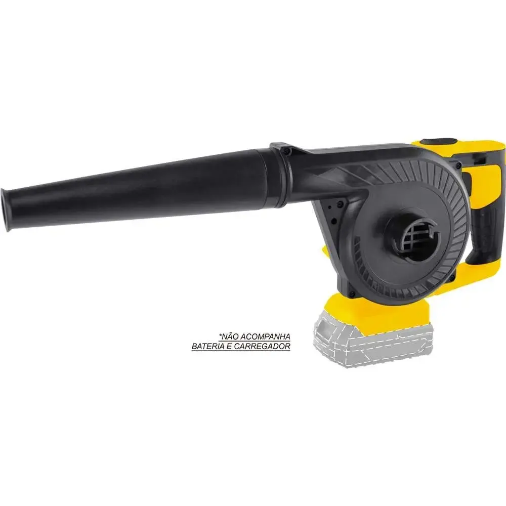 Soprador Aspirador de Folhas 18V Intercambiável sem bateria e Carregador ISAV 1823 VONDER — fotografia 3
