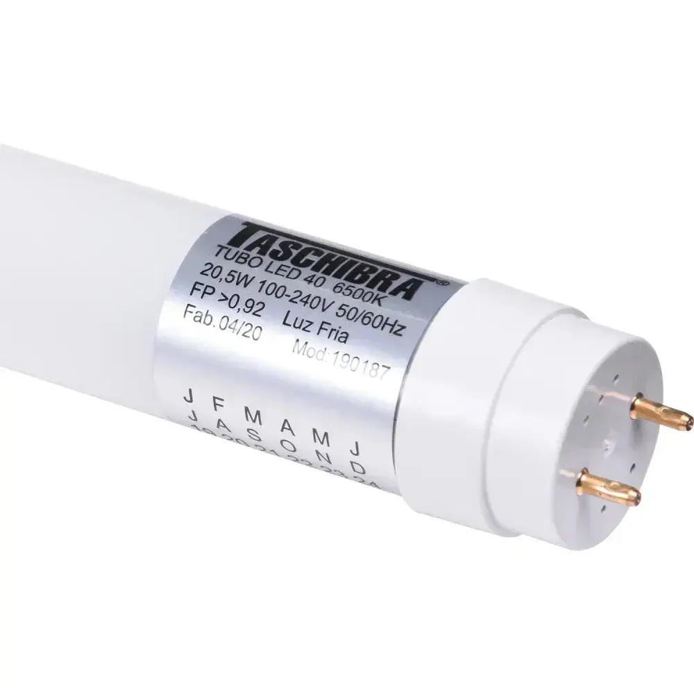 Lâmpada led tubular T8 20,5W 6500K bivolt Taschibra — fotografia 8