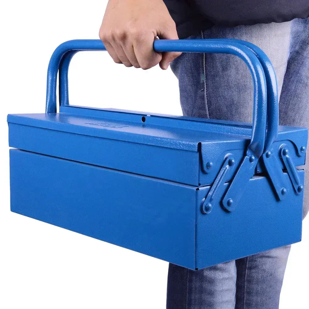 Caixa sanfonada com 3 gavetas 40X20X17CM MOD04 Fercar — fotografia 10