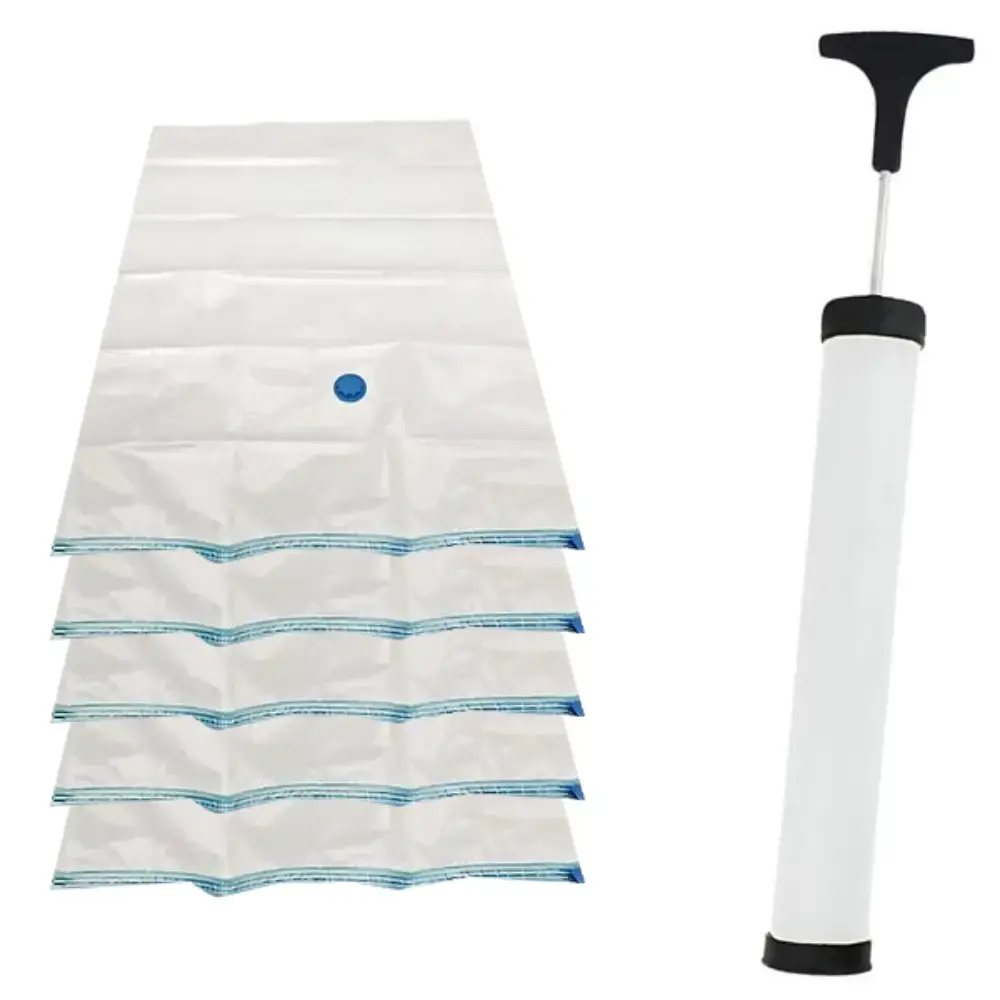 Saco a Vácuo 80 x 110 cm 5 Unidades e Bomba de Sucção WESTERN