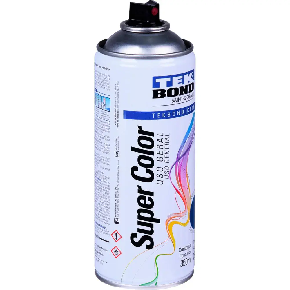 Tinta spray uso geral azul-escuro 350ML Tekbond — fotografia 3