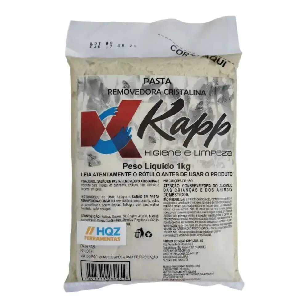 Pasta desengraxante para as mãos 1 kg Kapp