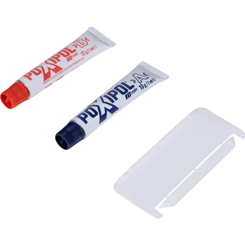 Adesivo liquido epoxi multiuso cinza 14ML 21G Poxipol — fotografia 3