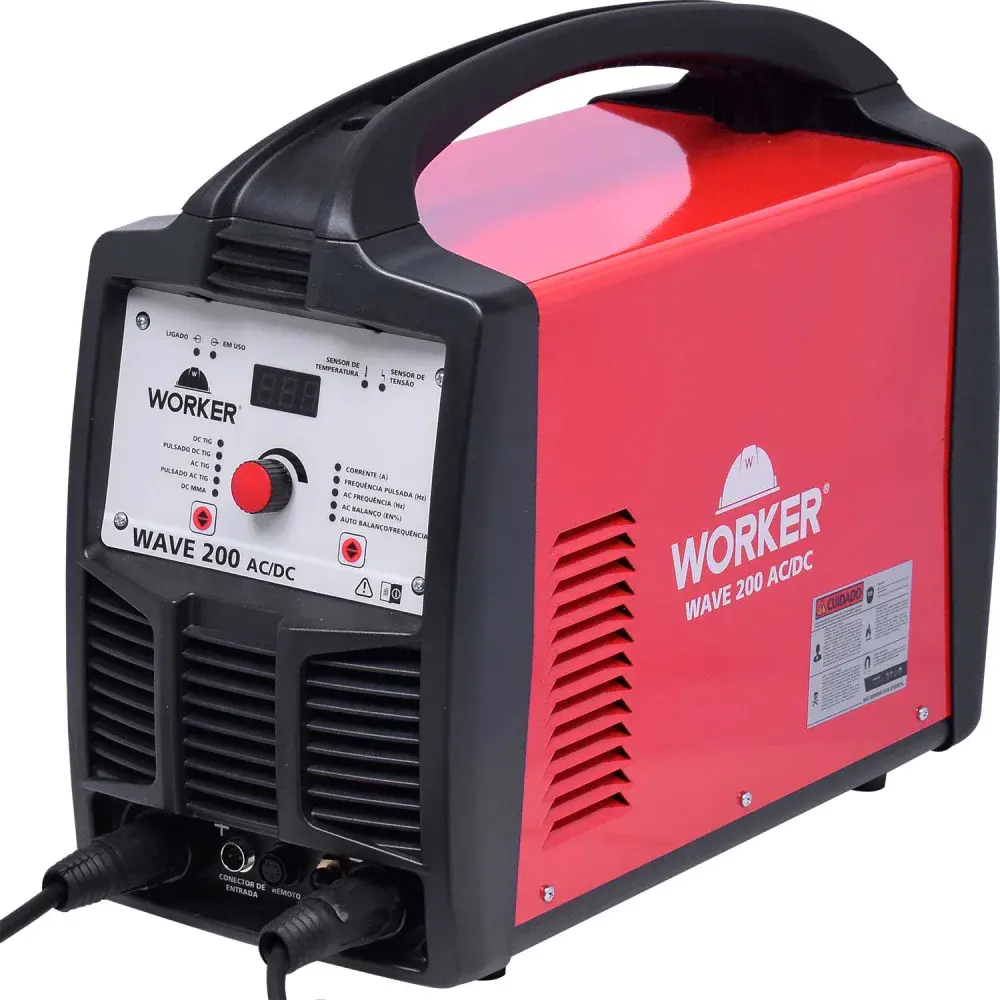 Inversora para solda wave ac/dc 200A bivolt Worker — fotografia 4