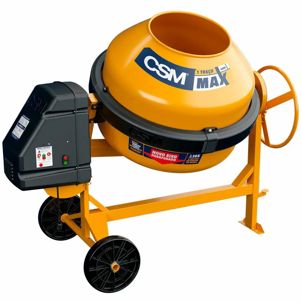Betoneira 1 traço max 400L 2CV 220V - CSM