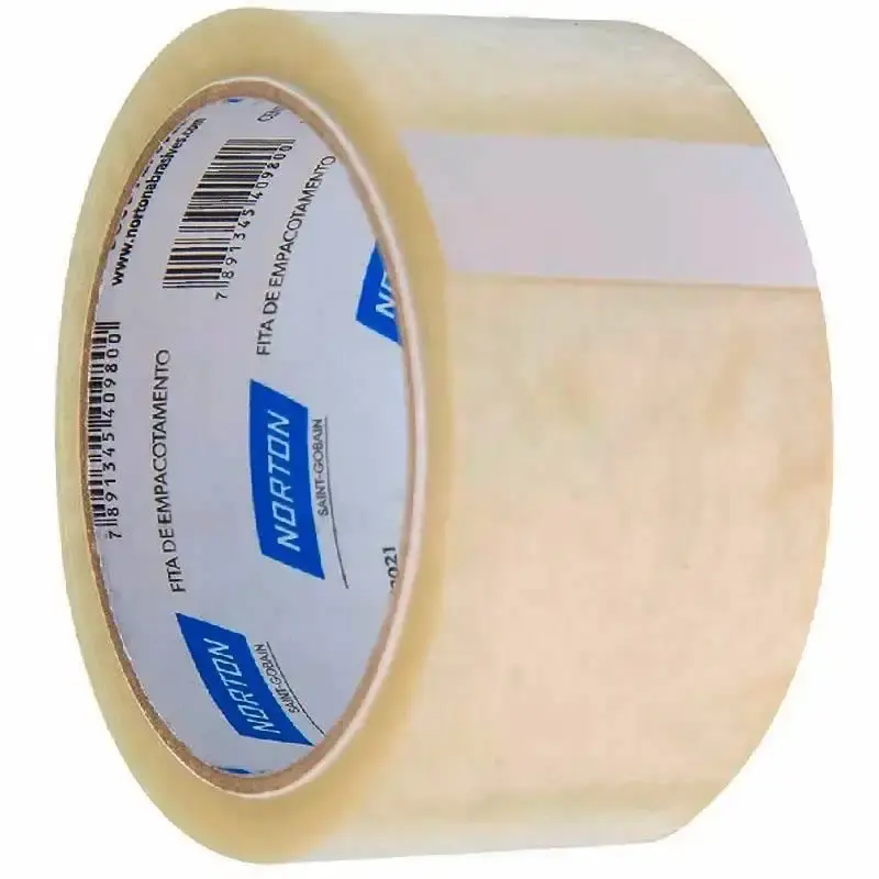 Fita para Empacotamento Transparente 48MM x 45 Metros Kit 6 Rolos NORTON — fotografia 3