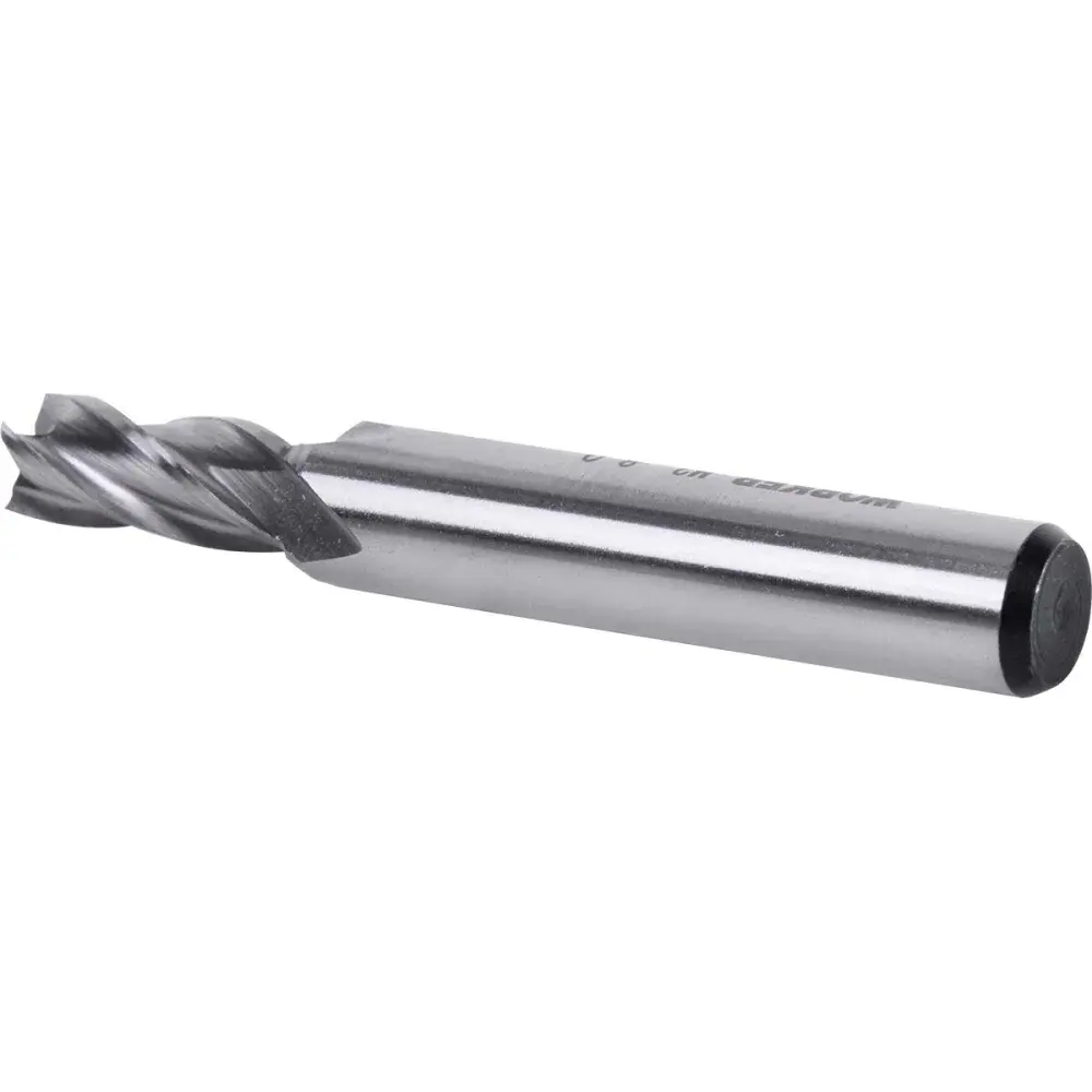 Fresa de topo reto aço rápido 8MM Worker — fotografia 4