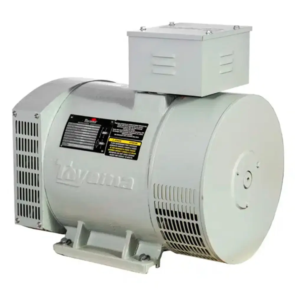 Alternador 7,5 KVA monofásico 127/220V TA7.5CS2 4 polos 270-003 Toyama — fotografia 4