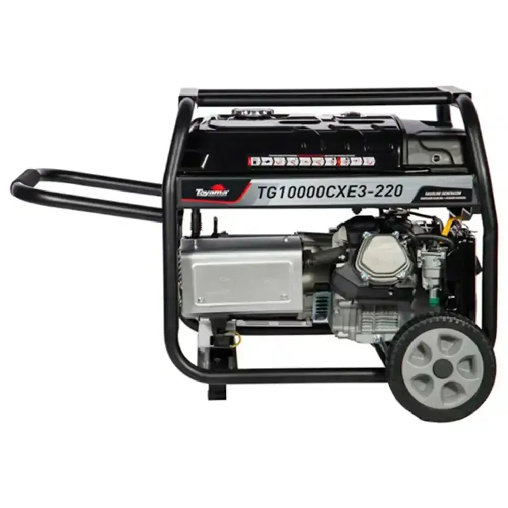 Gerador de energia à gasolina 11.25KVA trifásico com AVR TG10000CXE3 Toyama 220 V — fotografia 2