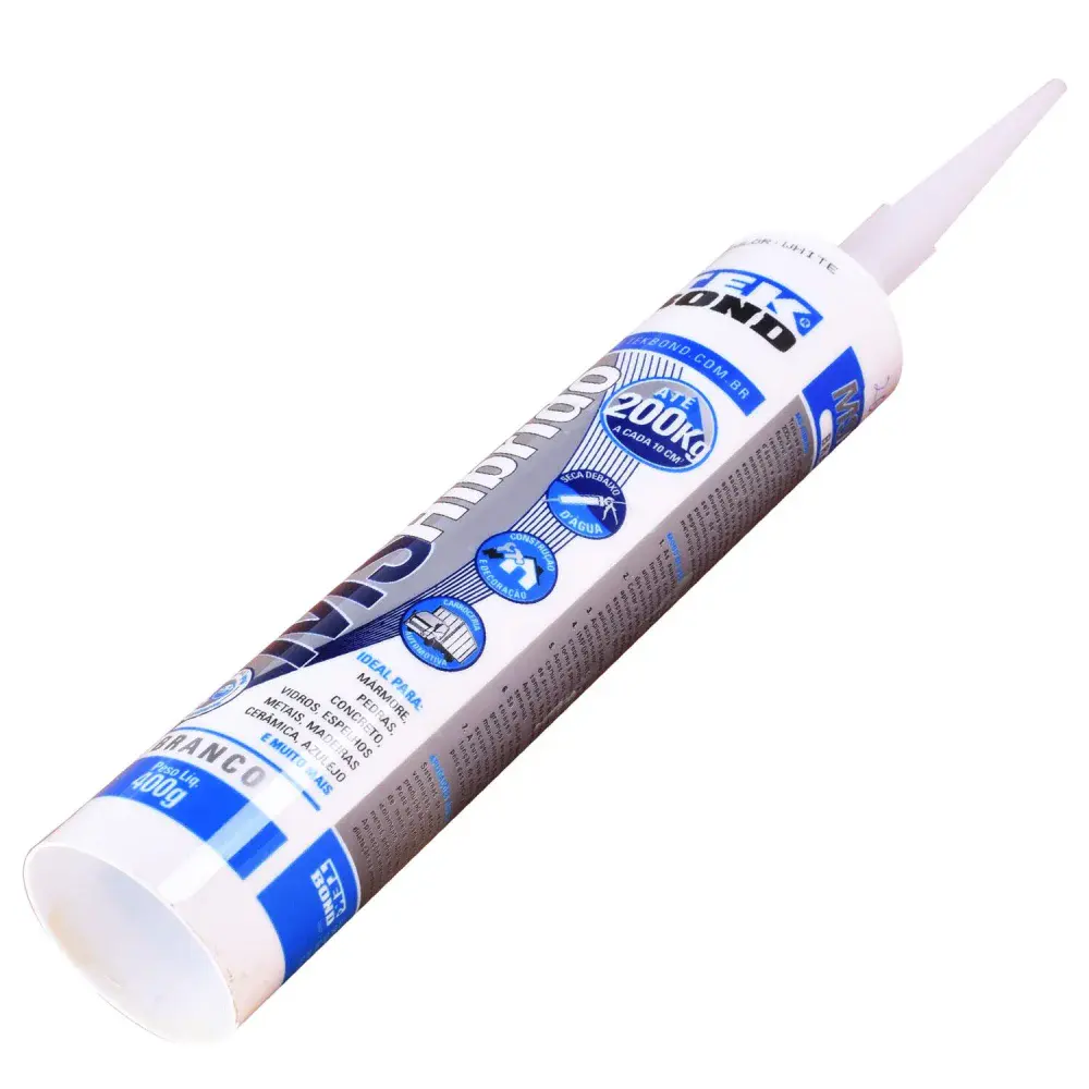 Adesivo híbrido ms branco profissional 400G Tekbond — fotografia 4