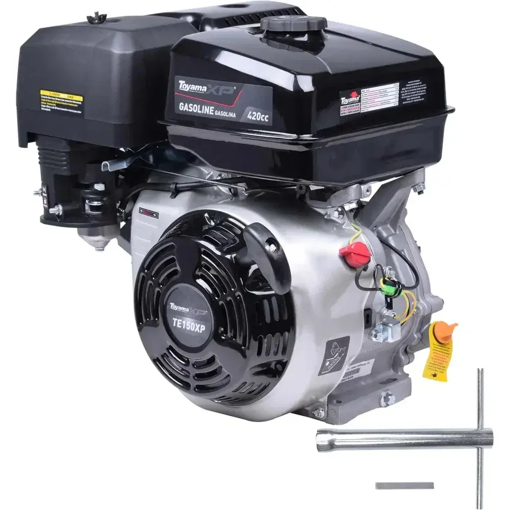 Motor a gasolina 15HP 420CC refrigerado a ar TE150 Toyama — fotografia 4