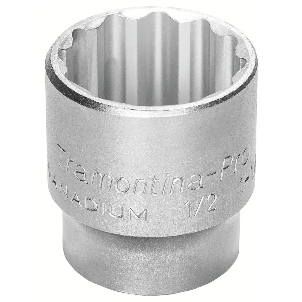 Soquete estriado com encaixe 1/2” - 1.1/8” Tramontina