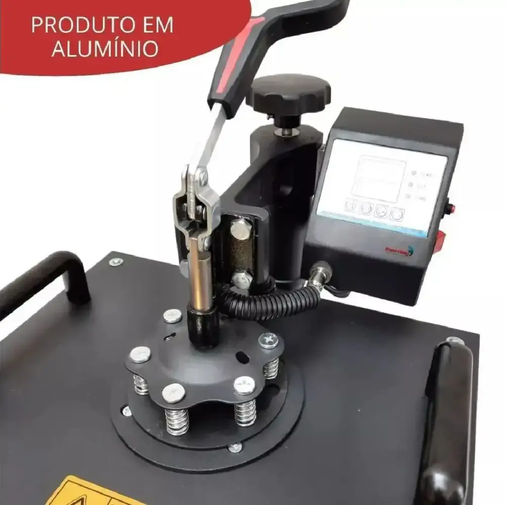 Prensa térmica sublimação 08X1 IWPTS8 220V ImportWay — fotografia 5