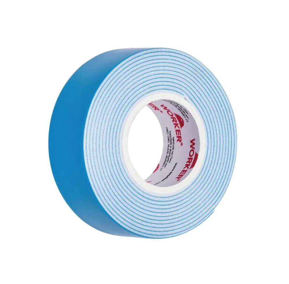 Fita dupla face espuma uso interno e externo 19MM x 1,5M Worker