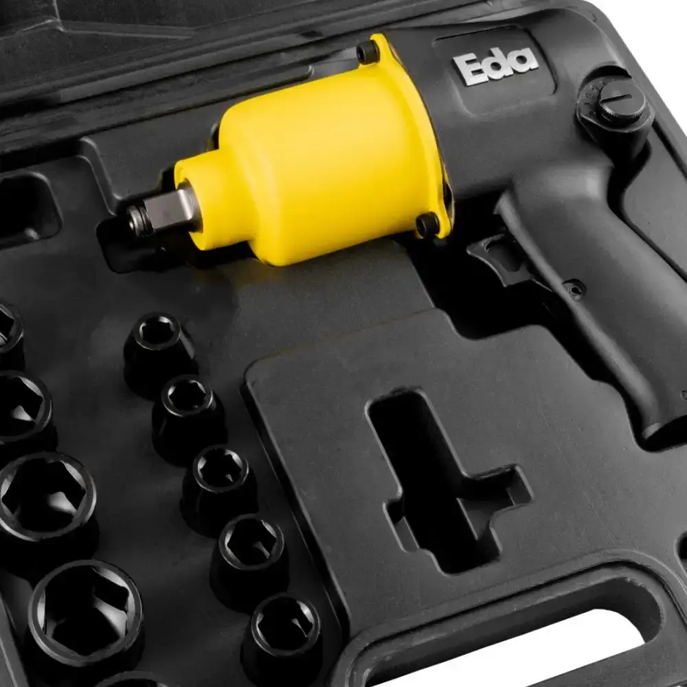 Chave de impacto pneumática 1/2 POL 660NM com kit Eda — fotografia 3