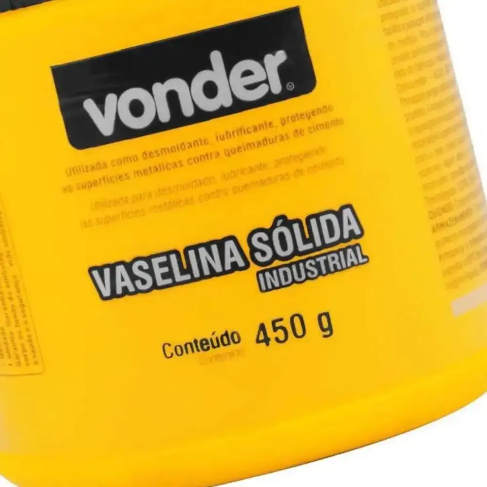 Vaselina industrial sólida 450G 5160450000 Vonder — fotografia 4