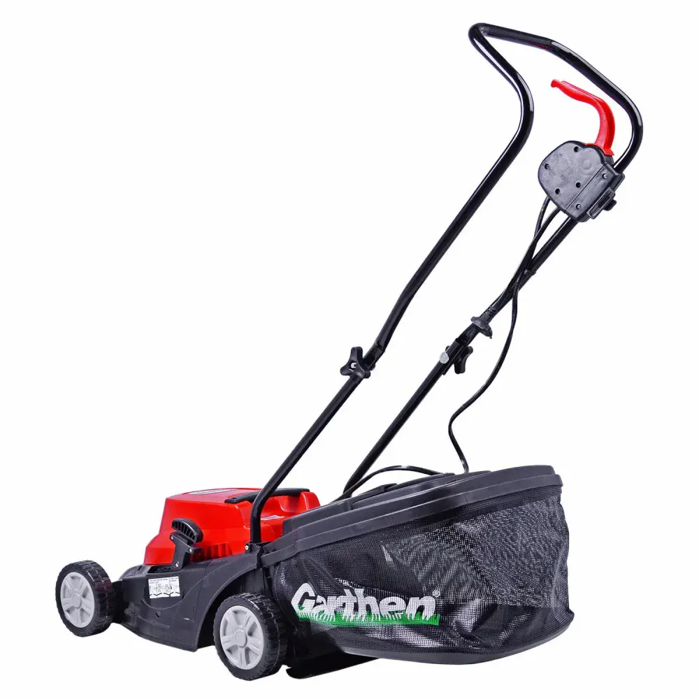 Cortador de grama GC-34 com recolhedor Garthen — fotografia 4