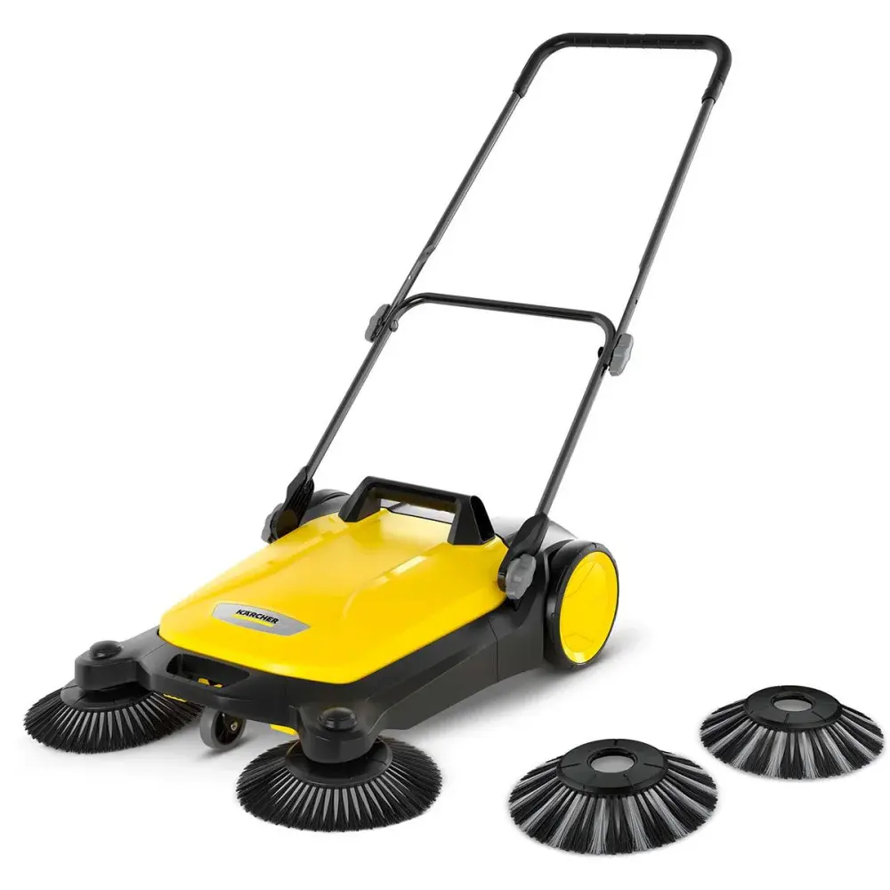 Varredeira manual para piso S4 twin com 3 escovas 20L Karcher