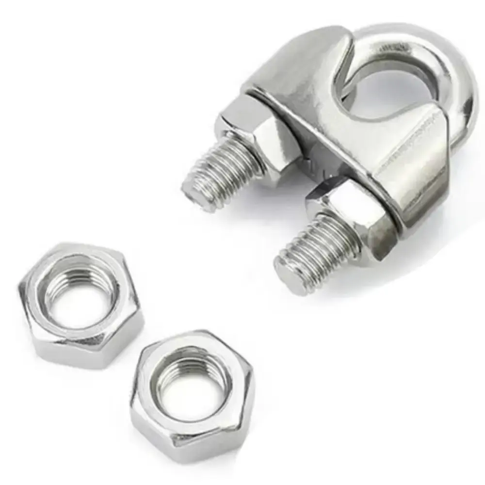 Grampo galvanizado para cabo de aço 3/8 POL 1,4 KG Belenus — fotografia 3