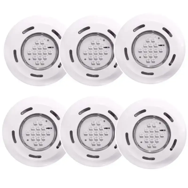 Kit 6 refletores LED RGB para piscina 3.2W Fluidra