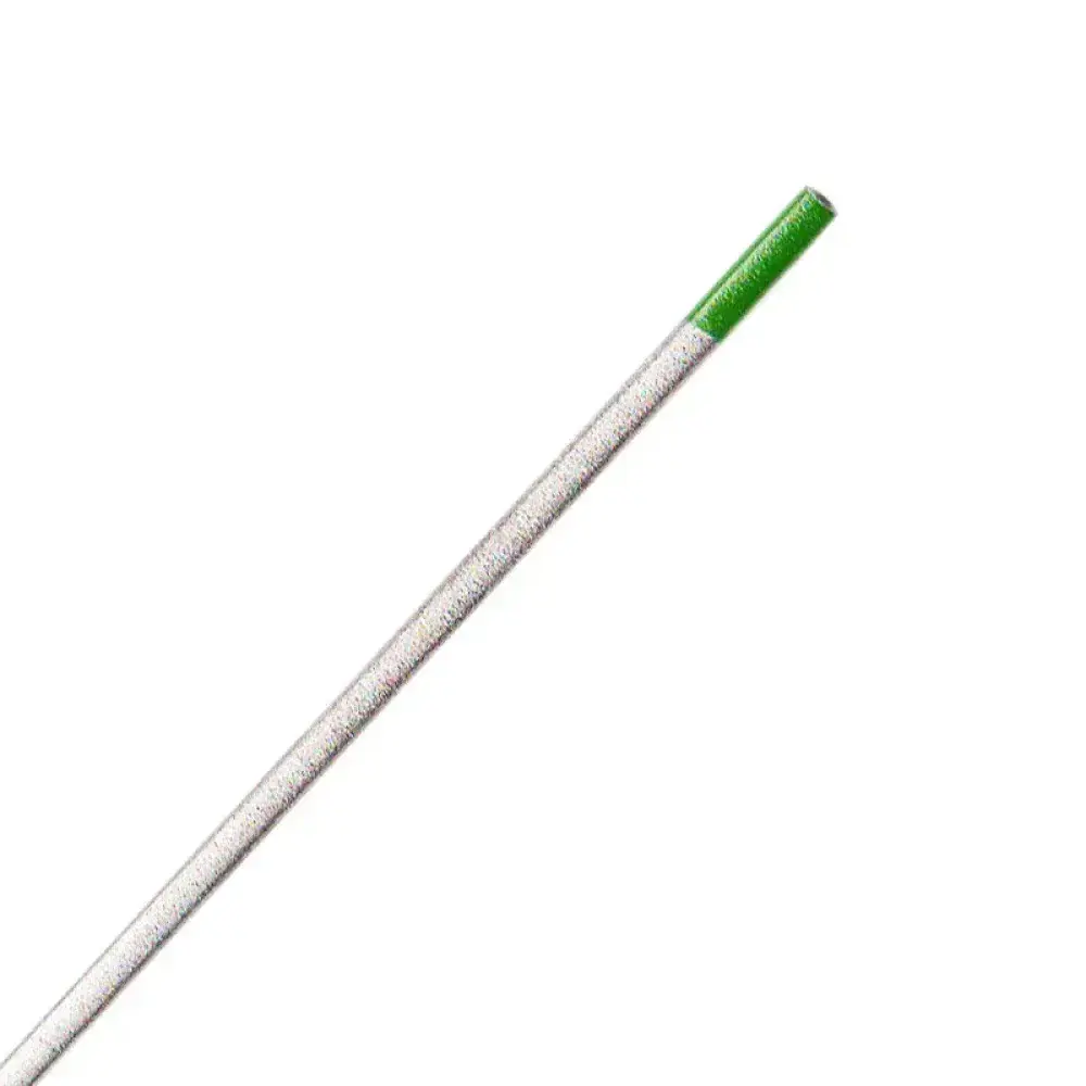 Eletrodo de tungstenio 4,0MM verde puro alumínio Carbografite — fotografia 2