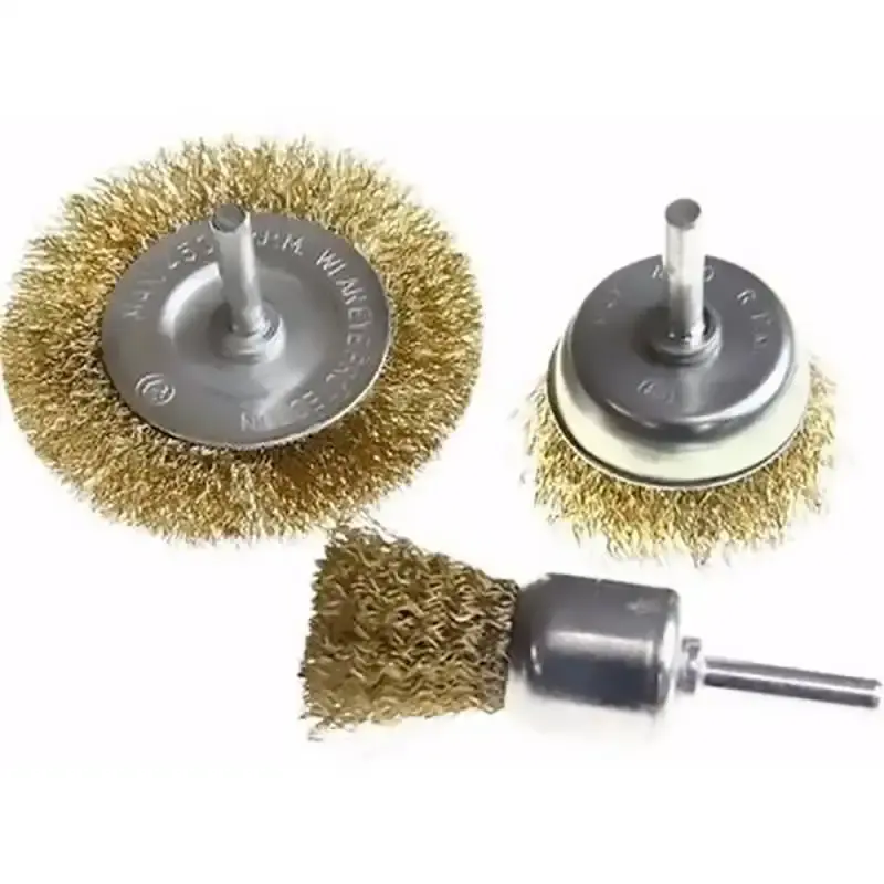 Jogo de escovas de aço kit com 6 peças profissional 8ZJ Eda — fotografia 3