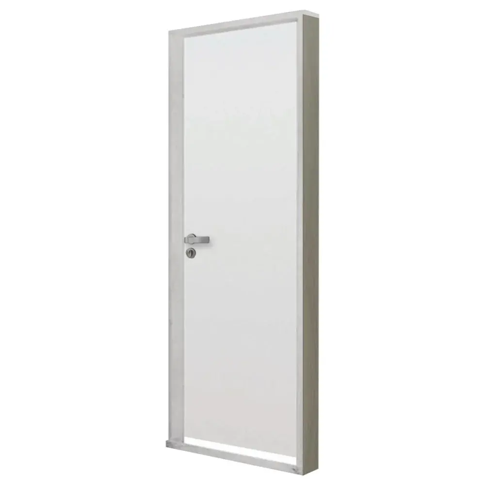 Kit porta madeira 215X64 br direita MGM