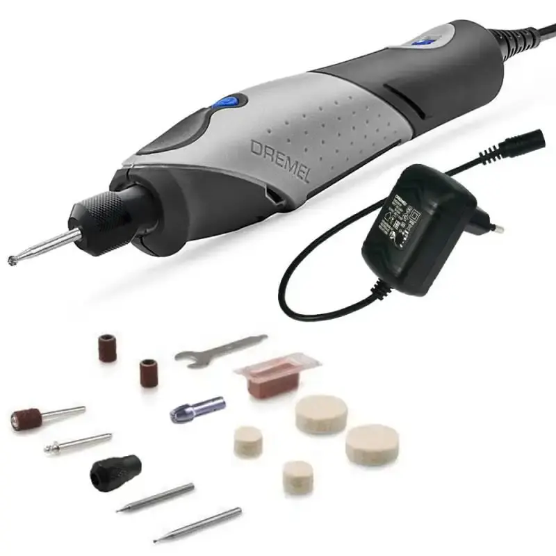 Micro retífica elétrica stylo+ bivolt com 11 acessórios 2050-11 Dremel — fotografia de referência