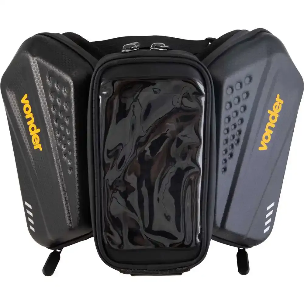 Bolsa dupla com porta celular para bicicleta Vonder — fotografia 7