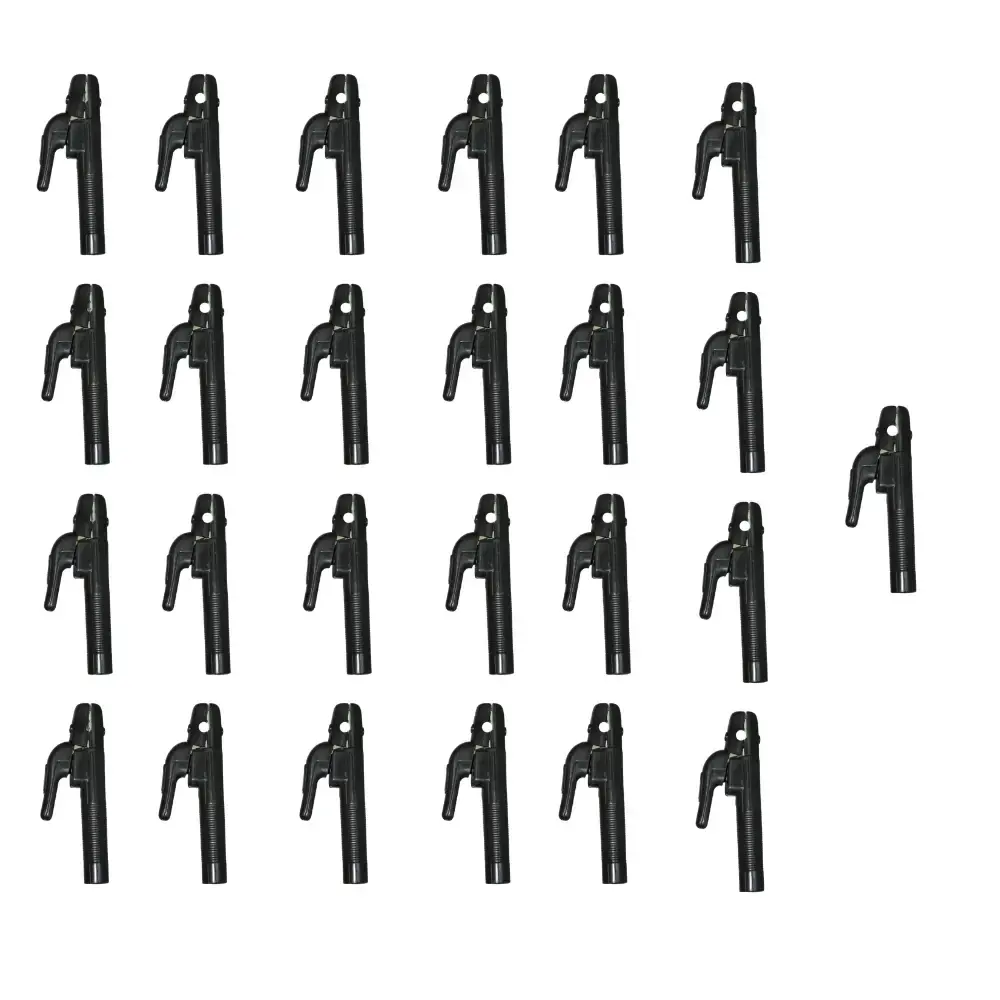 Kit 25 porta eletrodos 300 ampéres A300 Carbografite — fotografia de referência