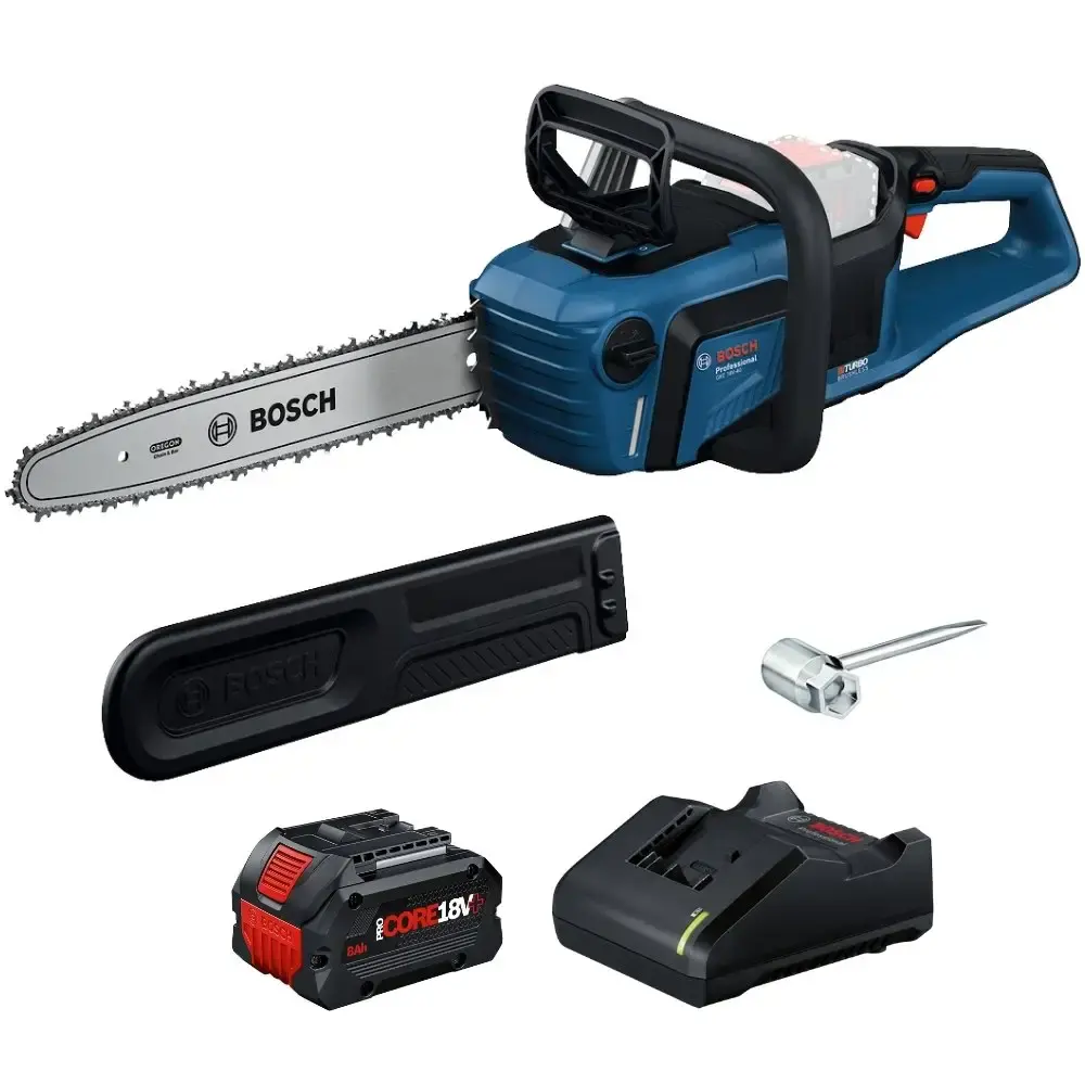 Motosserra GKE 18V-40 sabre 40CM com bateria 8,0AH 18V e carregador bivolt Bosch