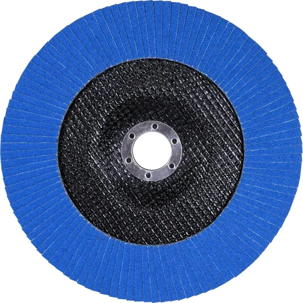 Disco flap inox curvo grão 60 7/8 8500RPM Worker — fotografia 7