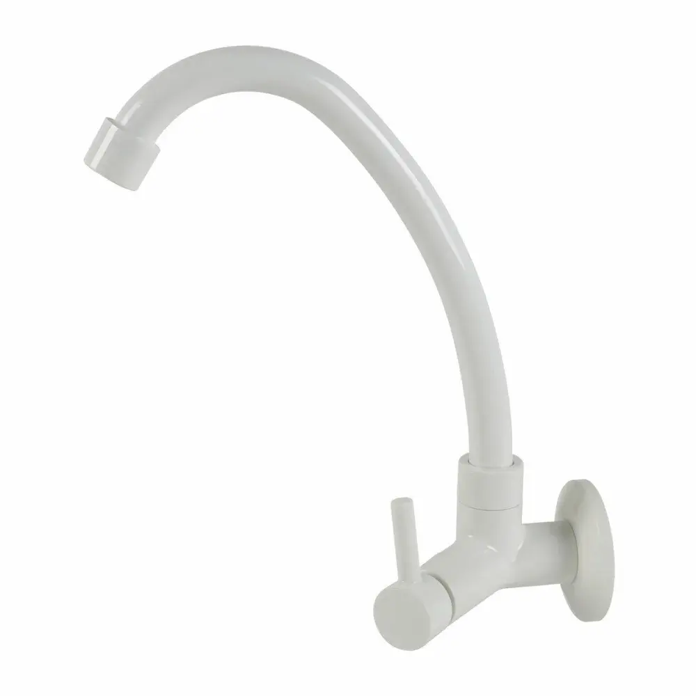 Torneira bica móvel ABS2060 para parede 1/4 branco da higa Higo ABS
