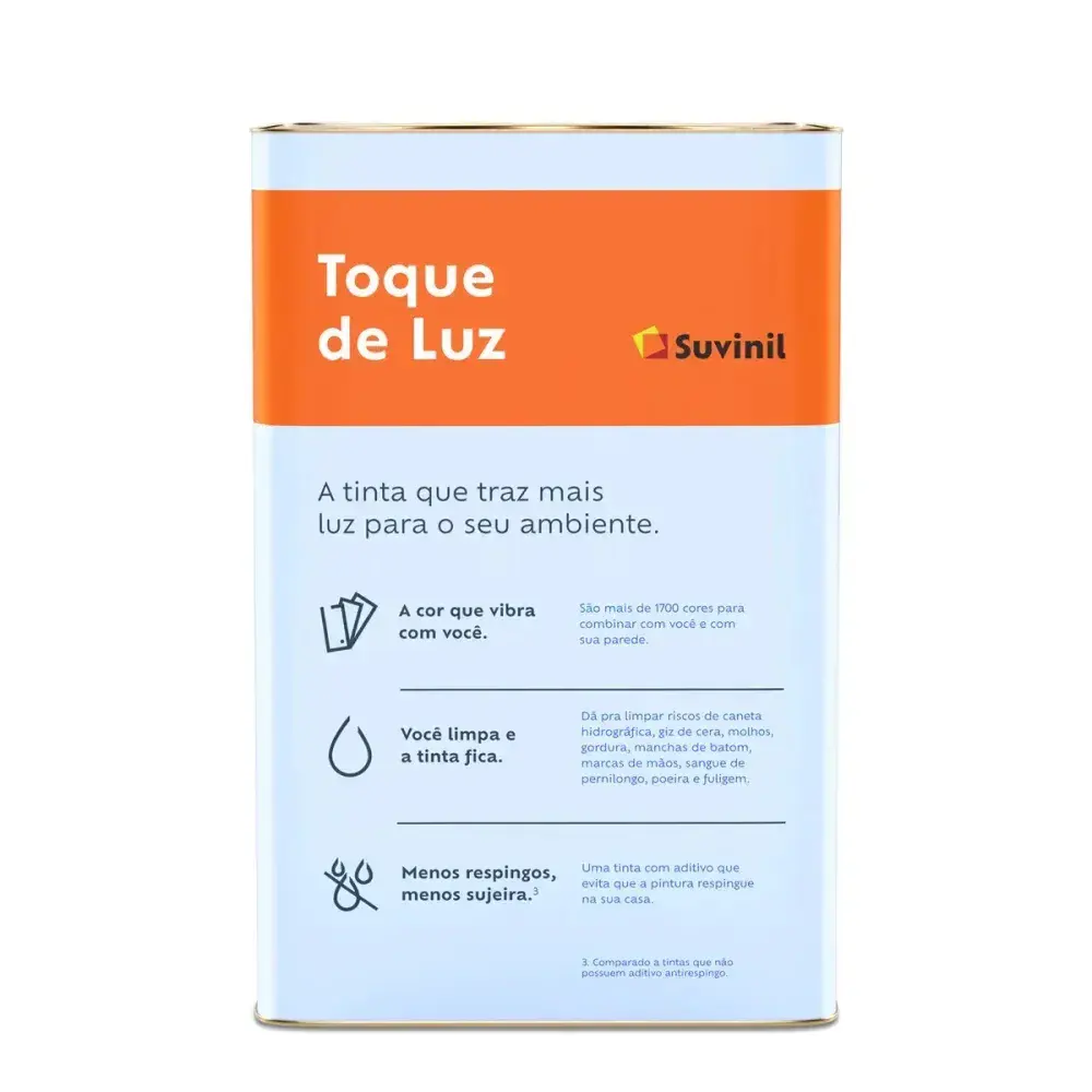 Acrílico toque luz semi brilho base C2 16L suvinil selfcolor — fotografia 4