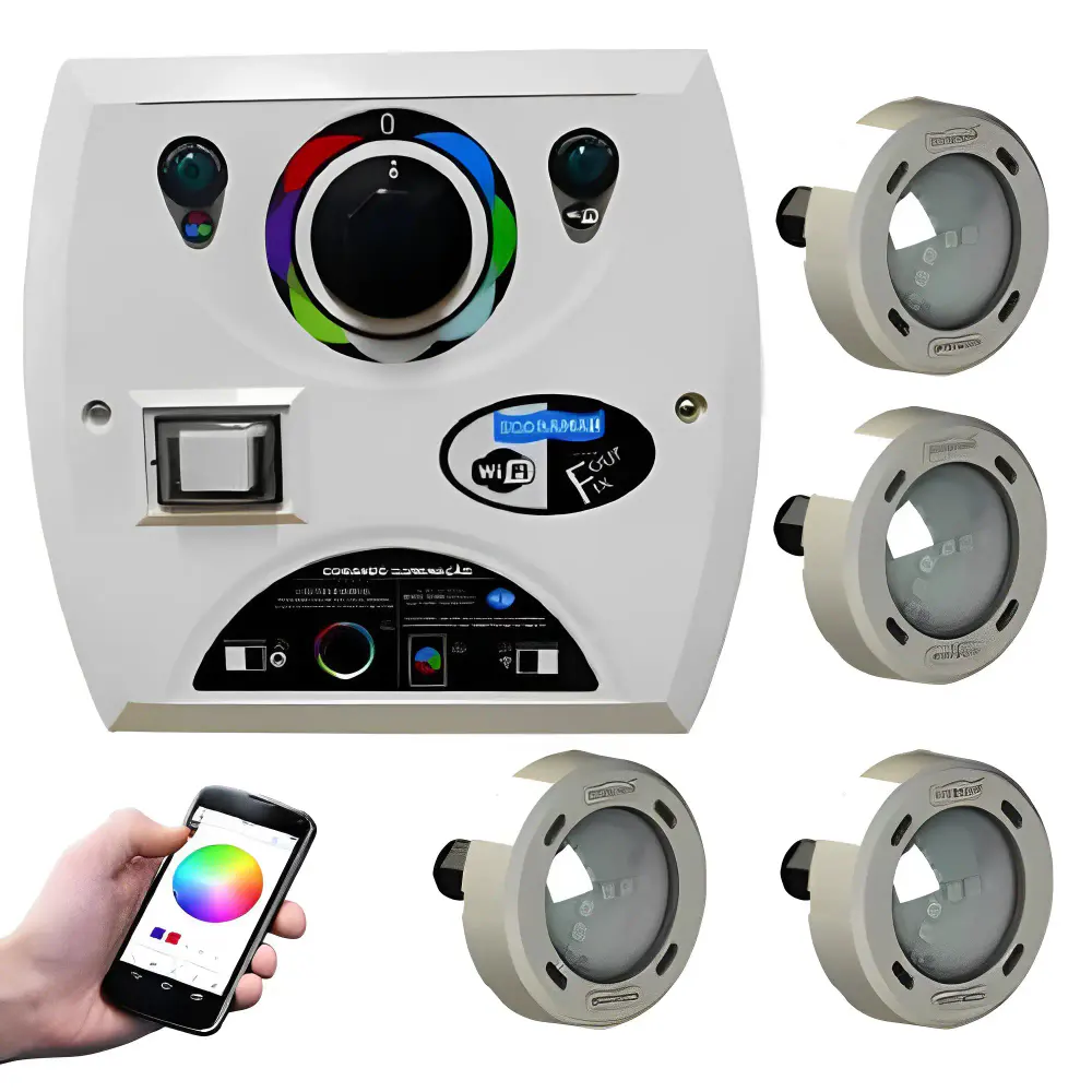 Comando analógico four fix wifi bivolt com 4 led 9W Sodramar — fotografia de referência