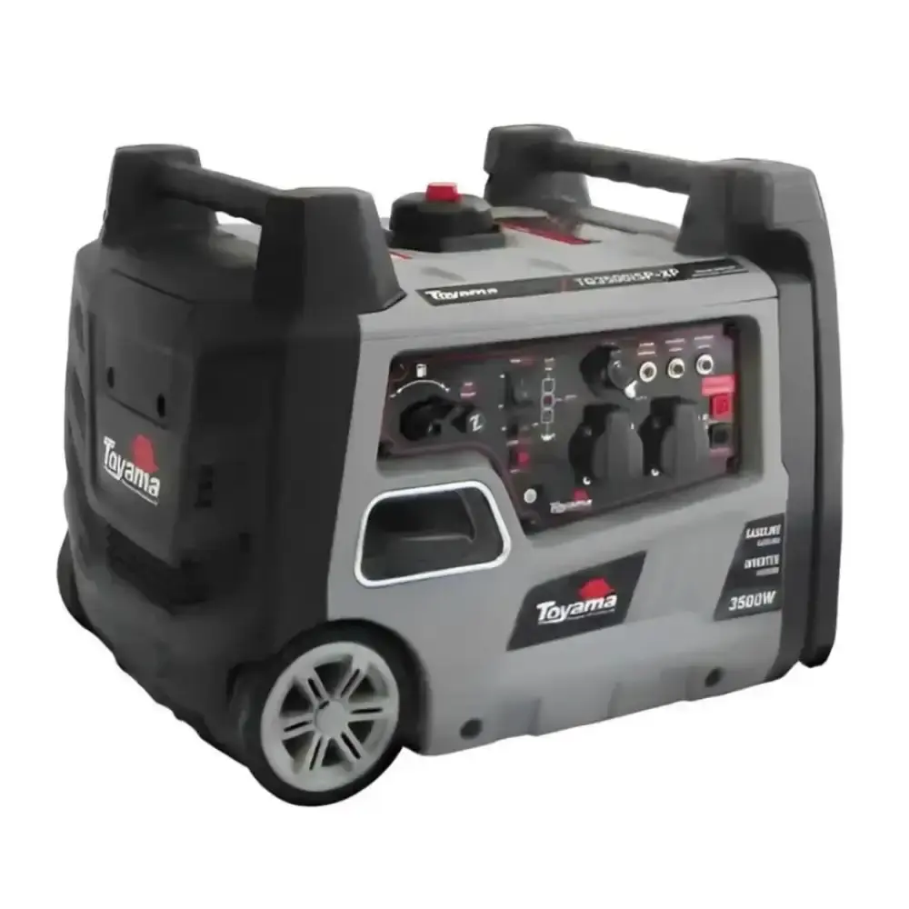 Gerador energia portátil à gasolina 3,5 KVA silencioso partida manual TG3500I Toyama 220 V — fotografia 8