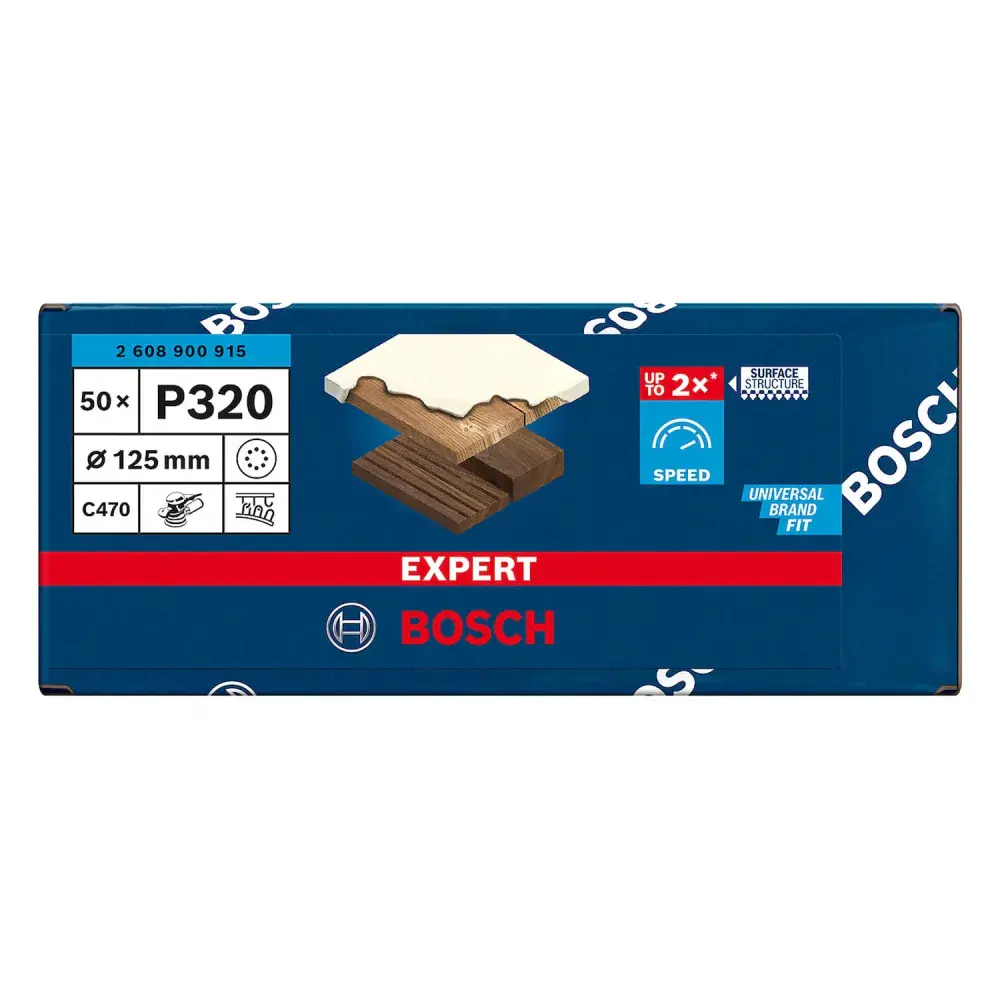 Disco lixa 8 furos e velcro 5G320 best for wood paint Bosch — fotografia 5