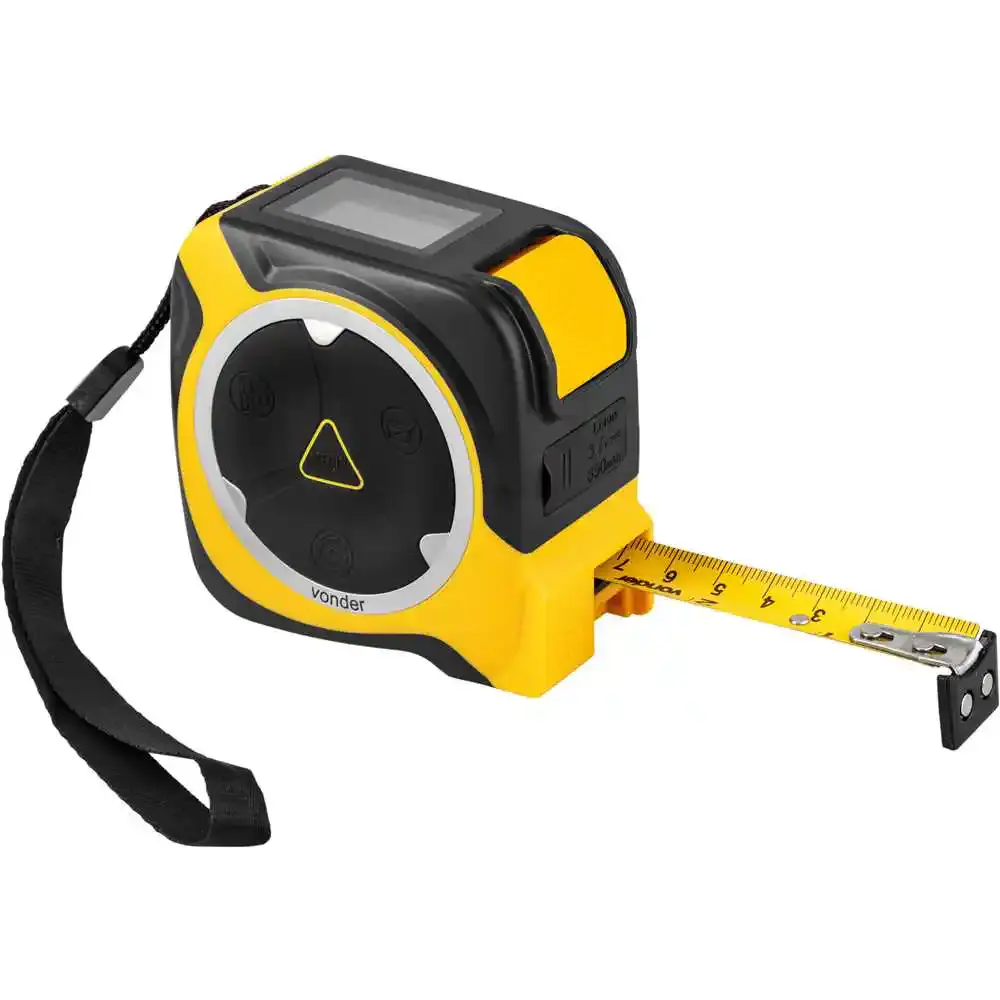 Medidor de distância a laser 40 metros com trena 5M x 19MM Vonder