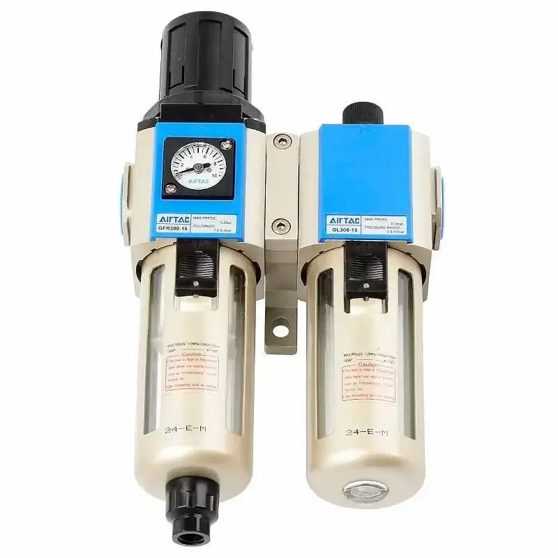 Filtro regulador e lubrificador manual 1/2 pol TFRL12 Puma — fotografia de referência