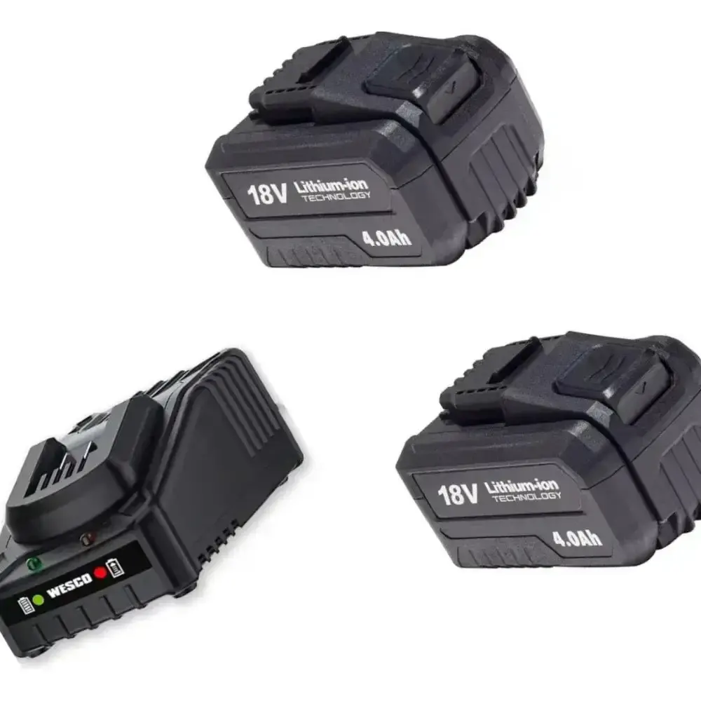 Kit furadeira de impacto e esmerilhadeira 18 volts WS1008K2 Wesco — fotografia 4