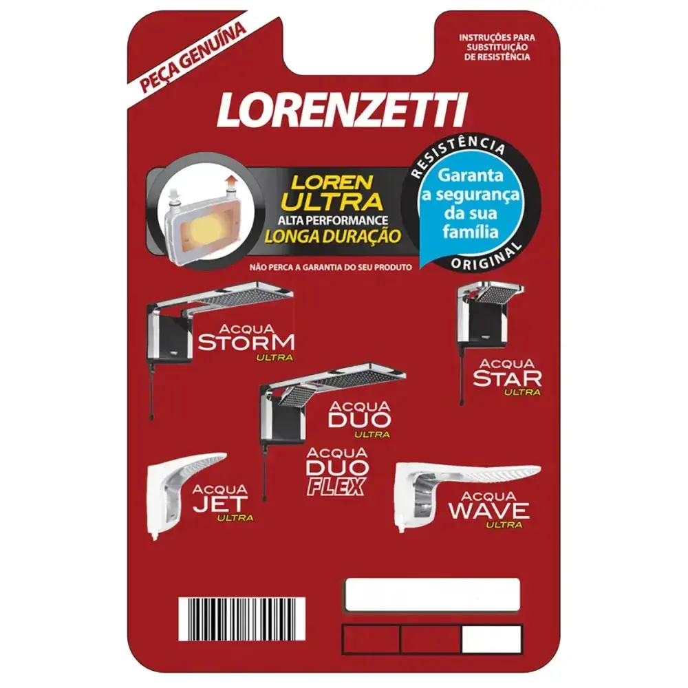 Resistência acqua lorenzetti duchas star 127V 5500W — fotografia 2