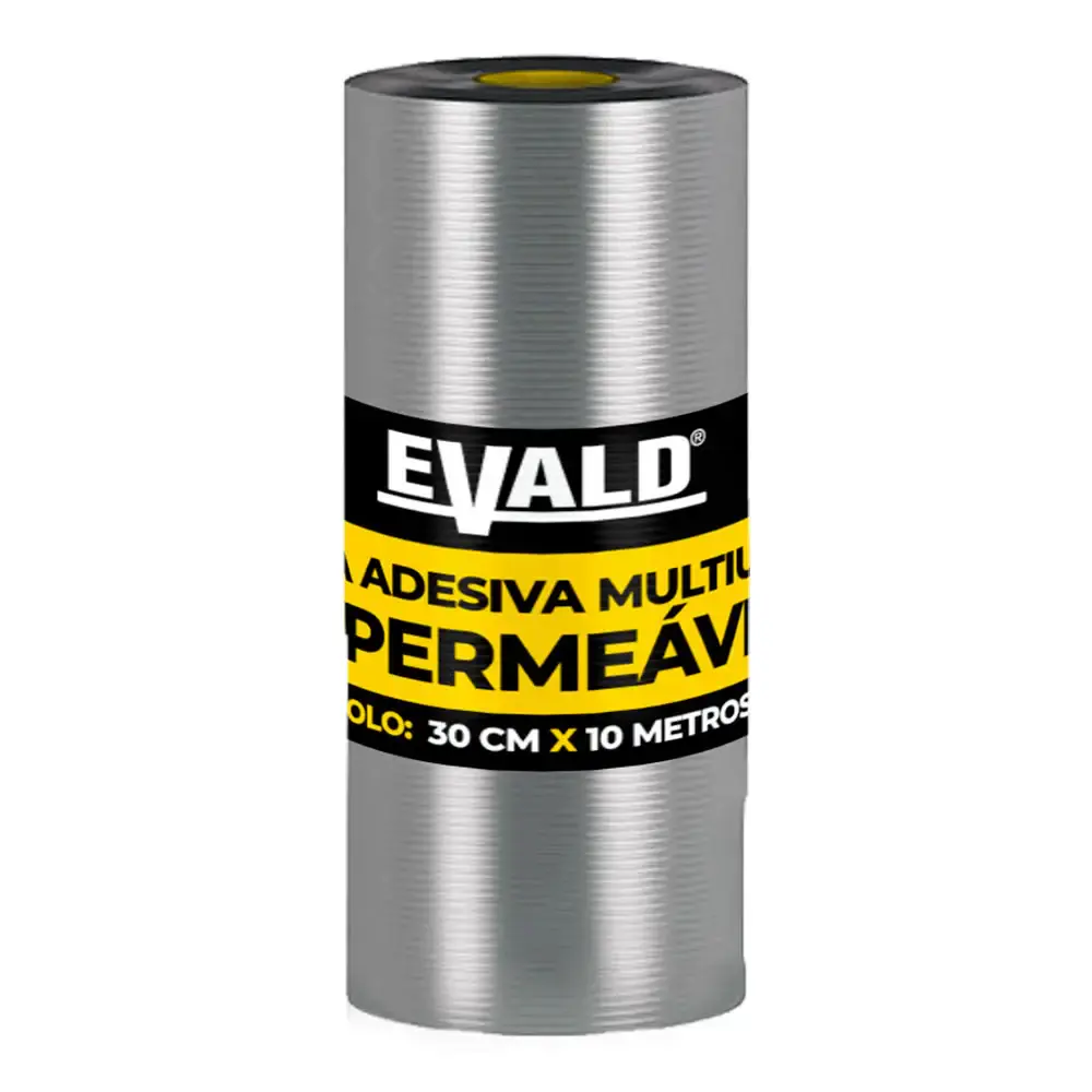 Fita Autoadesiva Multiuso Manta Asfáltica 30 CM x 10 Metros EVALD — fotografia 3
