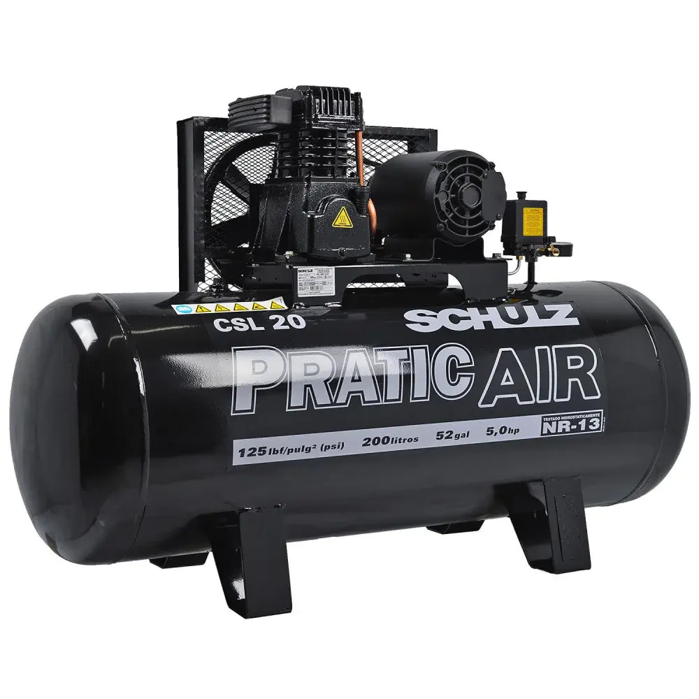 Compressor 20 pcm 20 0LTS 125LBS 220/380V Schulz — fotografia 3