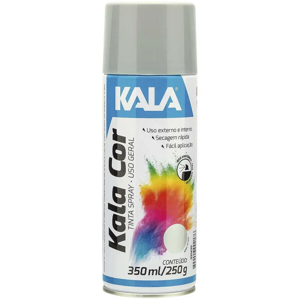 Tinta spray uso geral alumínio com 350ML da Kala — fotografia de referência