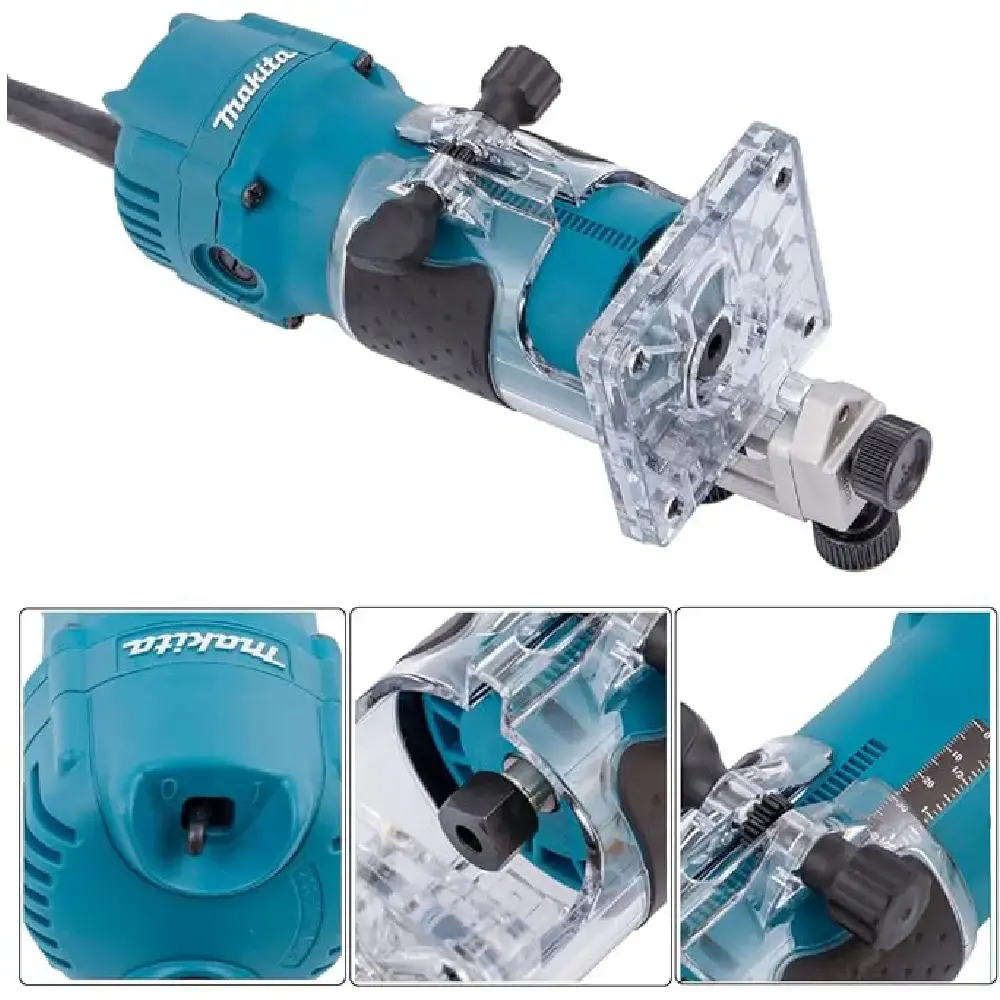 Tupia de laminação 1/4 POL 530W modelo 3709 Makita 110 V — fotografia 7